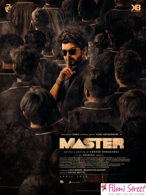 Master First Look Poster Is Here Vijay Vijay Sethupathi
